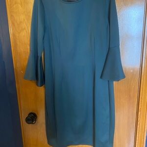 Lane Bryant Teal Long Sleeve Dress